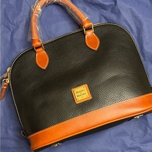 Dooney & Bourke
Pebble Leather Zip Top Satchel